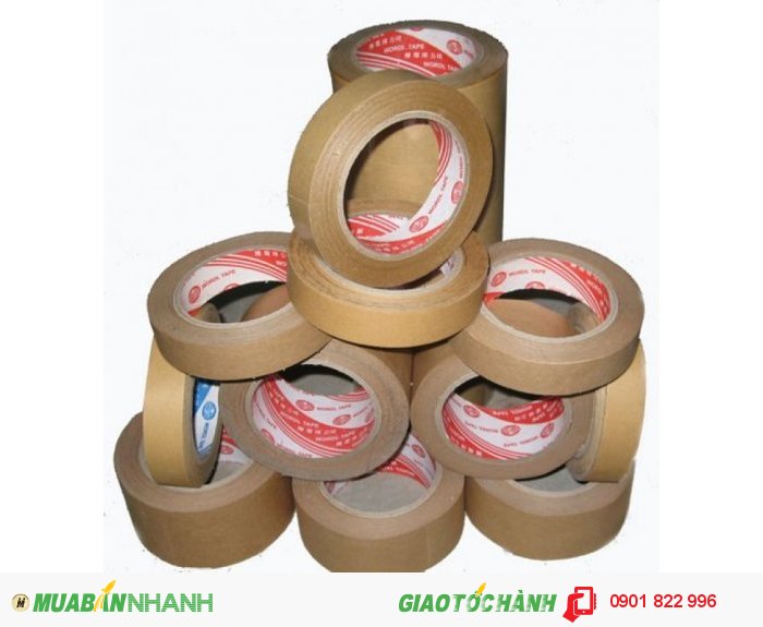 Băng keo giấy nâu da bò